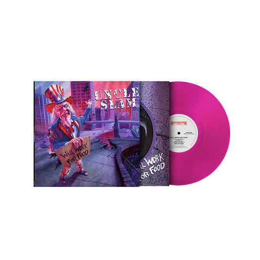 Uncle Slam - Will Work For Food TRANSLUCENT PURPLE (Vinyl LP) PRE-ORDER