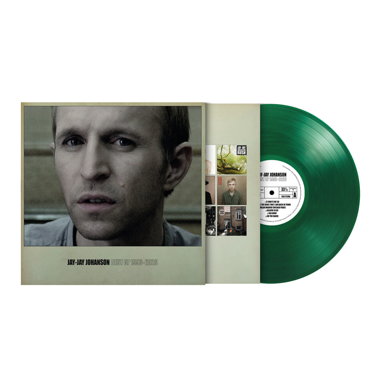Jay-Jay Johanson - Best Of 1996-2026 TRANSLUCENT GREEN (Vinyl LP) PRE-ORDER
