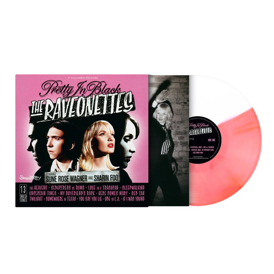 The Raveonettes - Pretty In Black HALF WHITE & HALF PINK COLOURED VINYL (Vinyl LP) PRE-ORDER