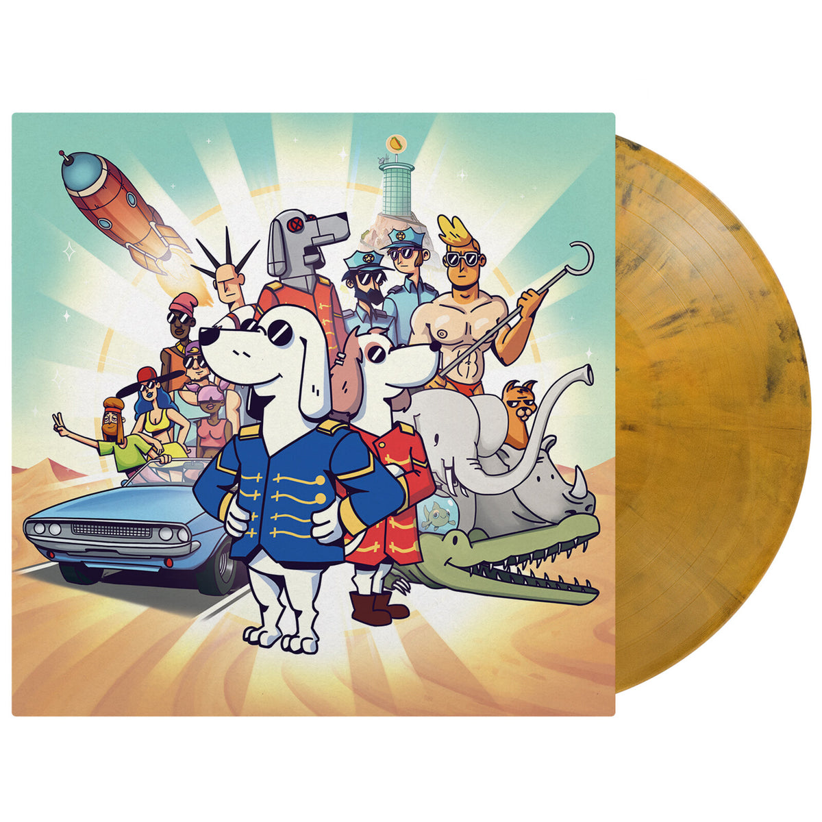 Bakermat - The Ringmaster YELLOW, BLACK & RED MARBLED VINYL (Vinyl LP) PRE-ORDER