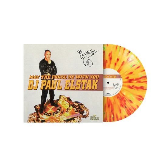 Paul Elstak - May The Forze Be With You TRANSLUCENT YELLOW, GREEN & RED SPLATTERED (Vinyl LP) PRE-ORDER