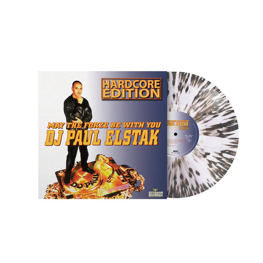 Paul Elstak - May The Forze Be With You (Hardcore Edition) ULTRA CLEAR & BLACK SPLATTERED (Vinyl LP) PRE-ORDER