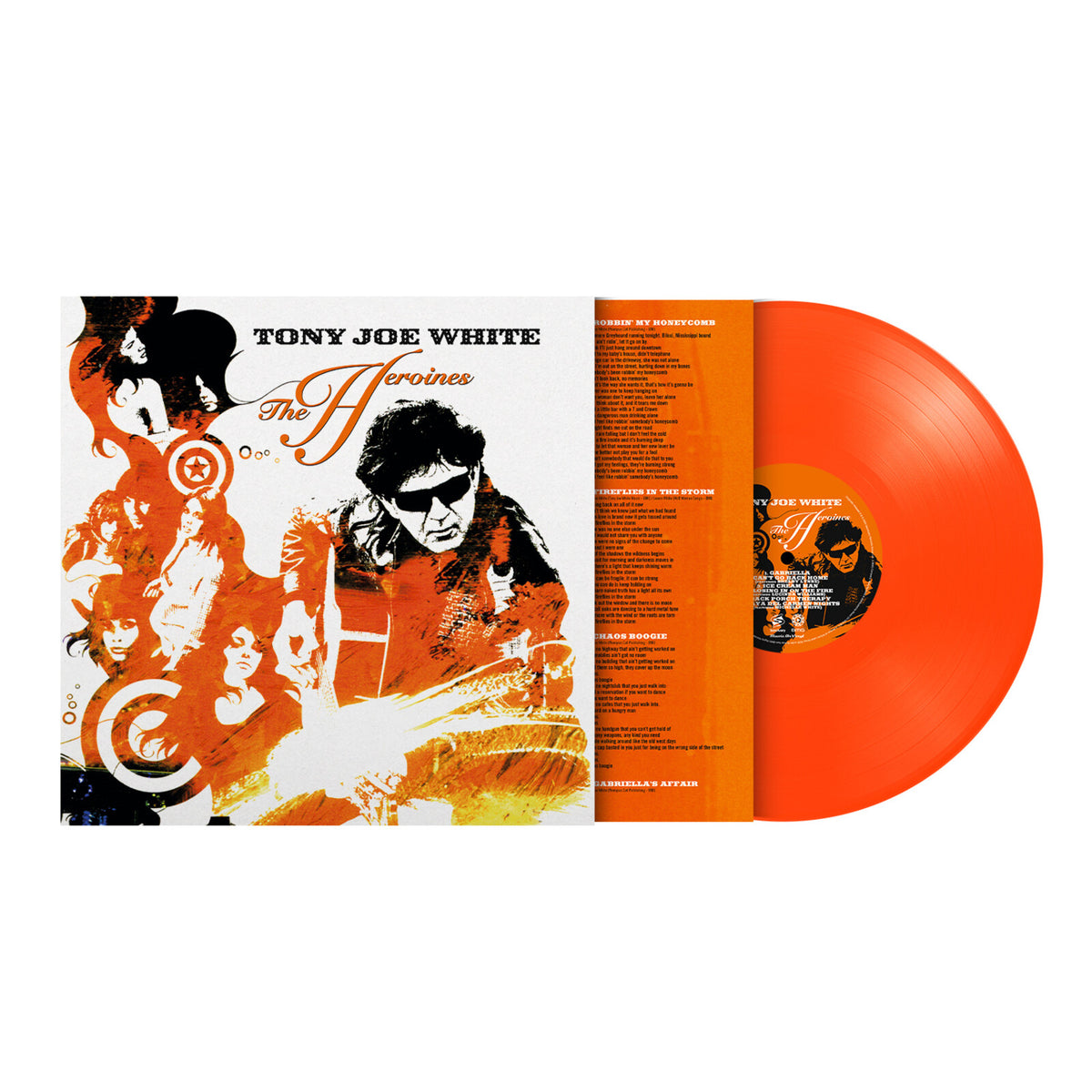 Tony Joe White - The Heroines ORANGE (Vinyl LP) PRE-ORDER