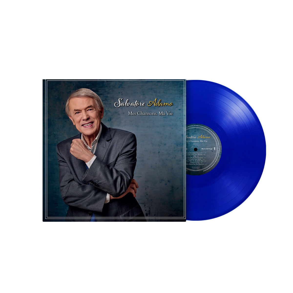 Salvatore Adamo - Mes Chansons Ma Vie TRANSLUCENT BLUE COLOURED VINYL (Vinyl LP) PRE-ORDER