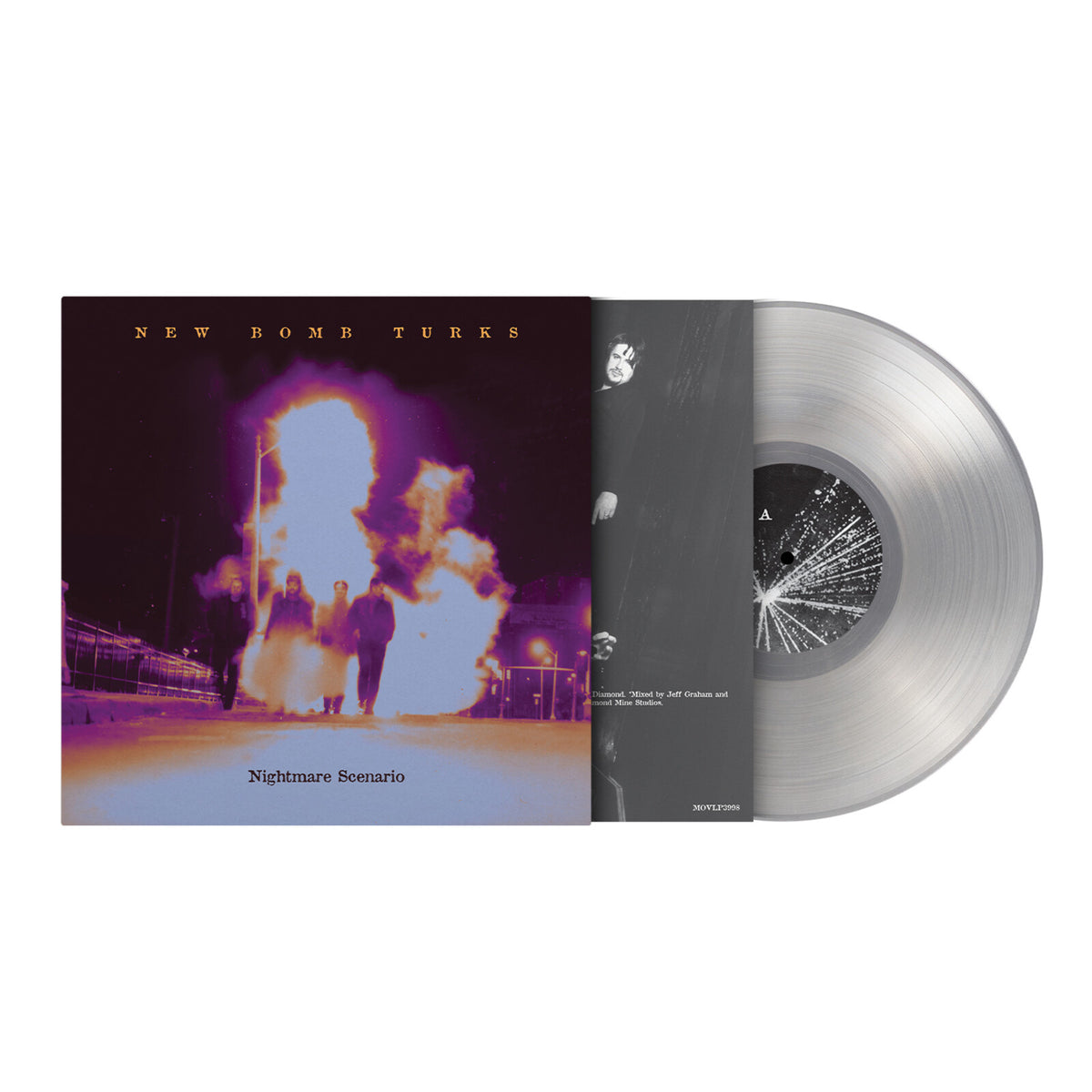New Bomb Turks - Nightmare Scenario CRYSTAL CLEAR (Vinyl LP) PRE-ORDER