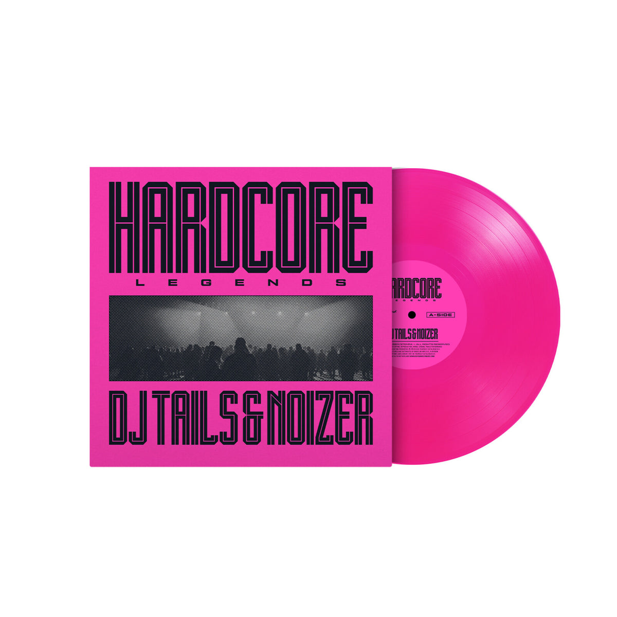 Dj Tails & Noizer - Hardcore Legends TRANSLUCENT PINK VINYL (Vinyl LP) PRE-ORDER