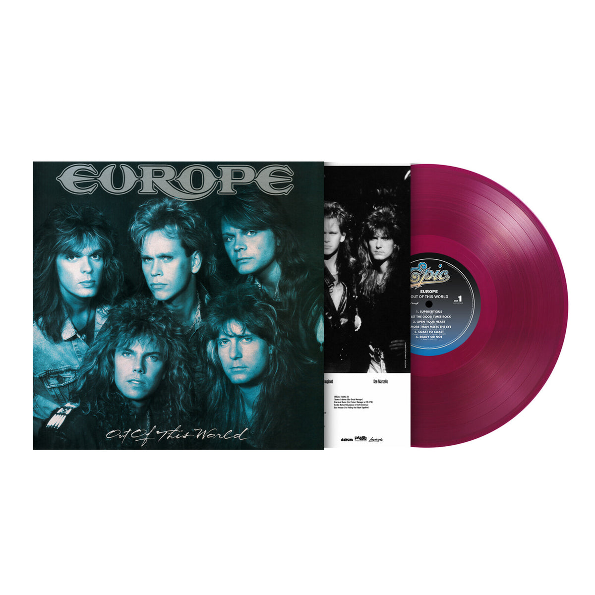 Europe - Out Of This World PURPLE TRANSLUCENT (Vinyl LP) PRE-ORDER