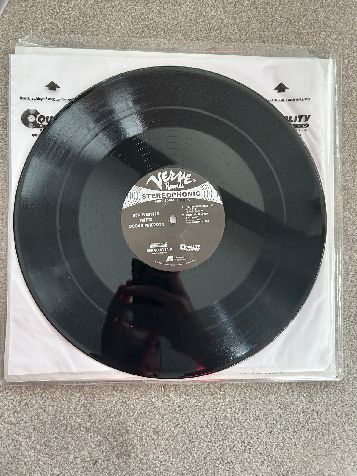 Ben Webster Meets Oscar Peterson – Ben Webster Meets Oscar Peterson (Analogue Productions Used 2LP)