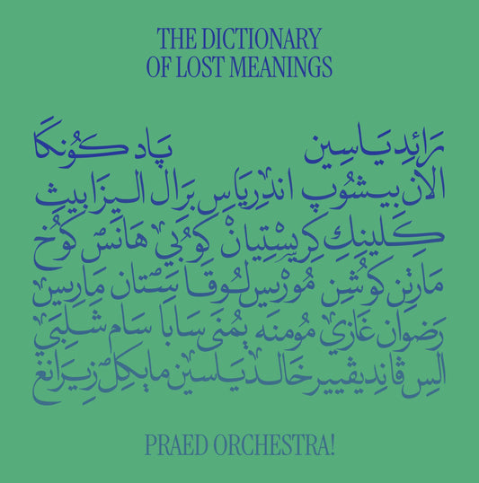Praed Orchestra! - The Dictionary Of Lost Meanings 2LP (Vinyl LP) PRE-ORDER