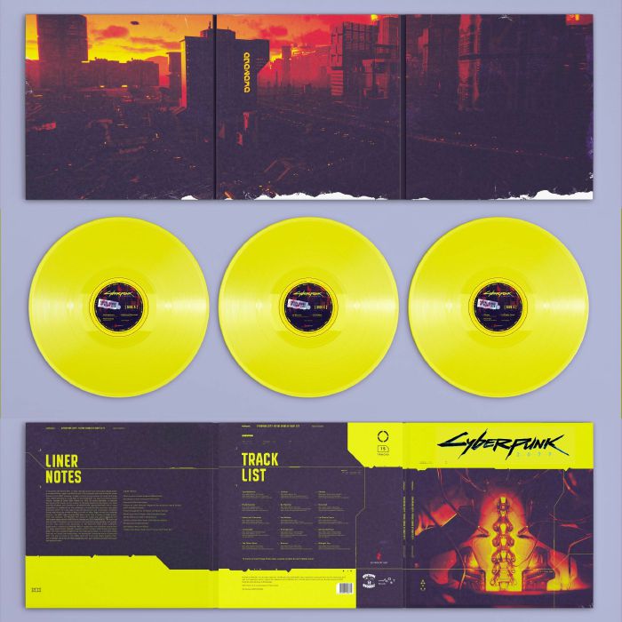 Various Artists - Cyberpunk 2077: Future Sound Of Night City YELLOW VINYL, 45RPM 3LP (Vinyl LP) PRE-ORDER