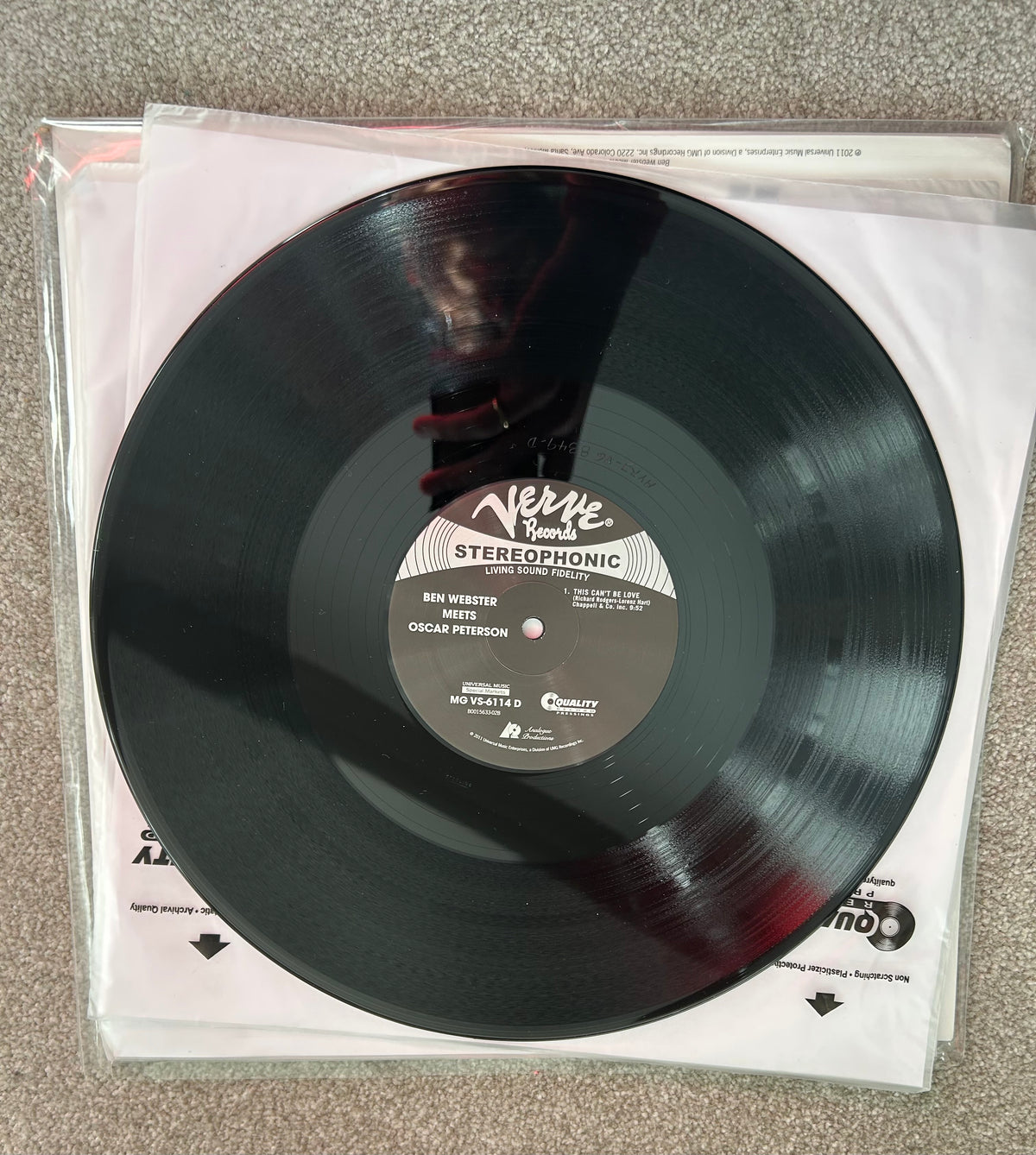 Ben Webster Meets Oscar Peterson – Ben Webster Meets Oscar Peterson (Analogue Productions Used 2LP)
