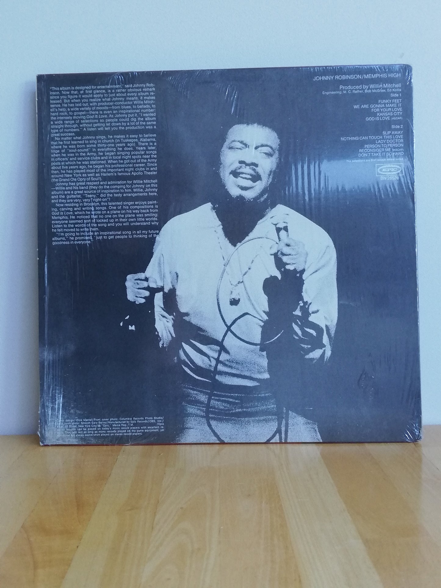 Johnny Robinson – Memphis High (Used LP)