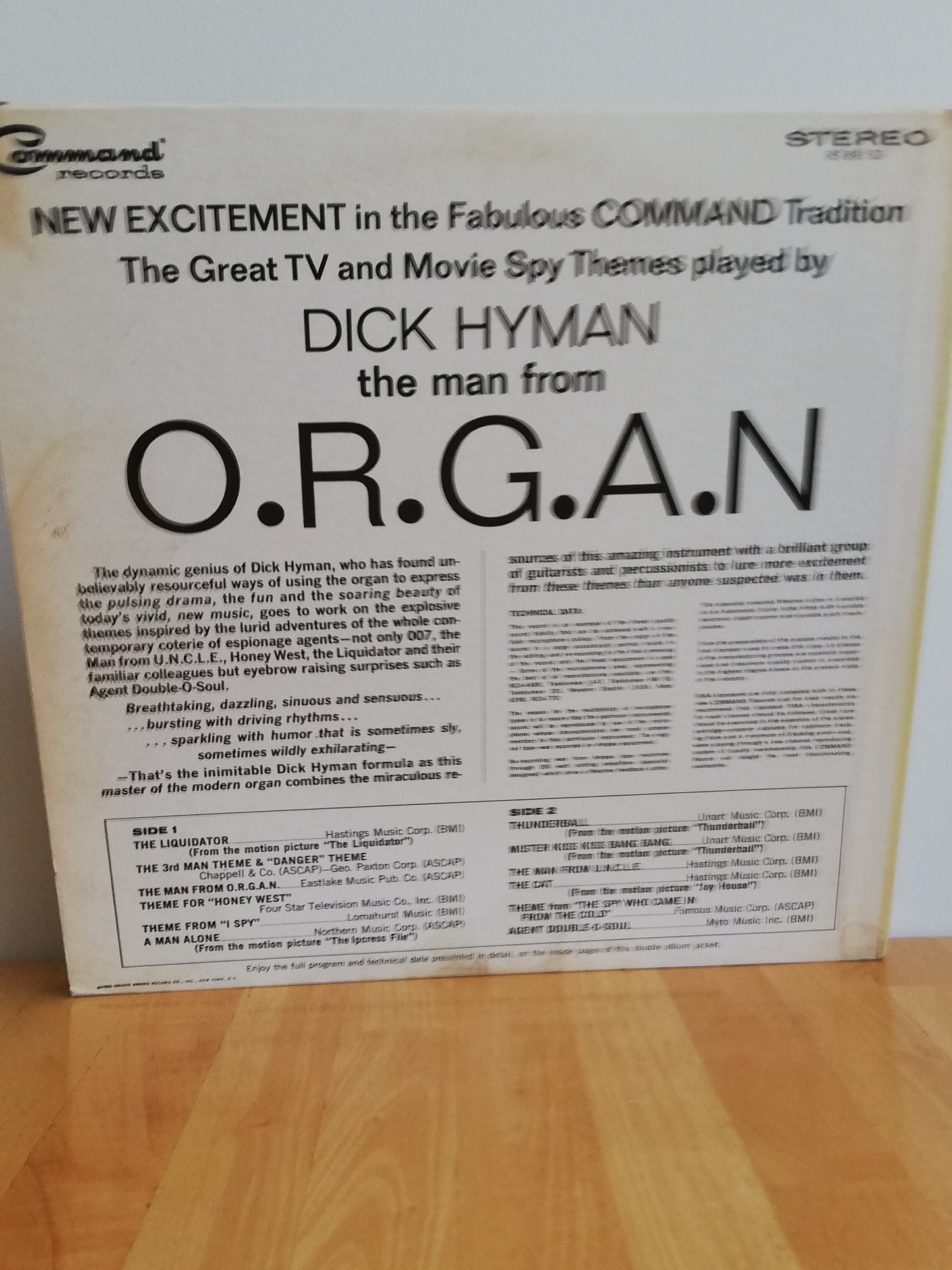 Dick Hyman ‎– The Man From O.R.G.A.N. (Used Vinyl LP)