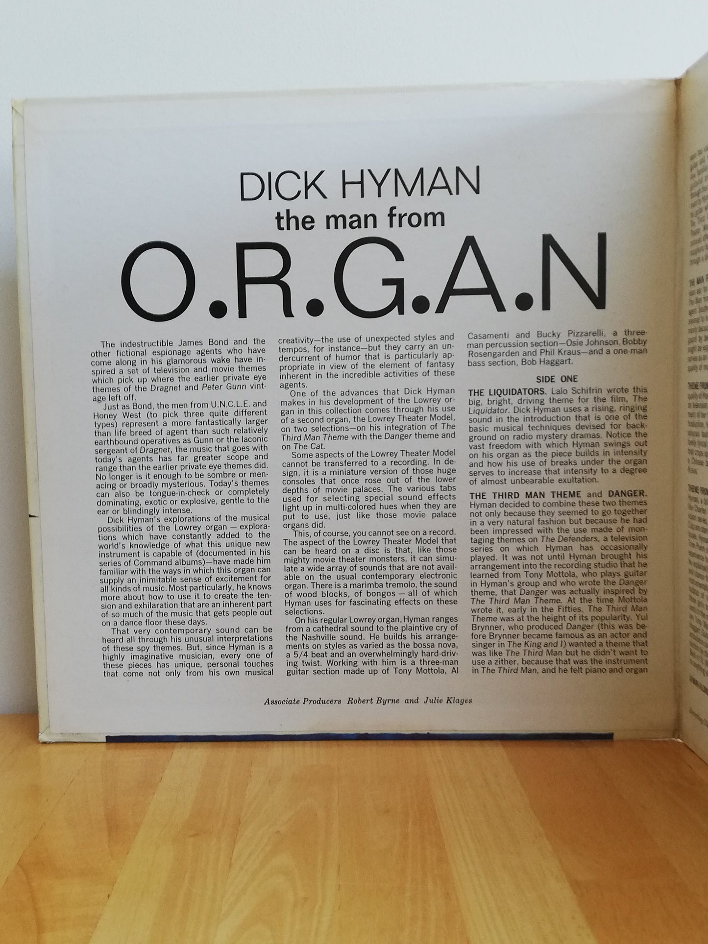 Dick Hyman ‎– The Man From O.R.G.A.N. (Used Vinyl LP)