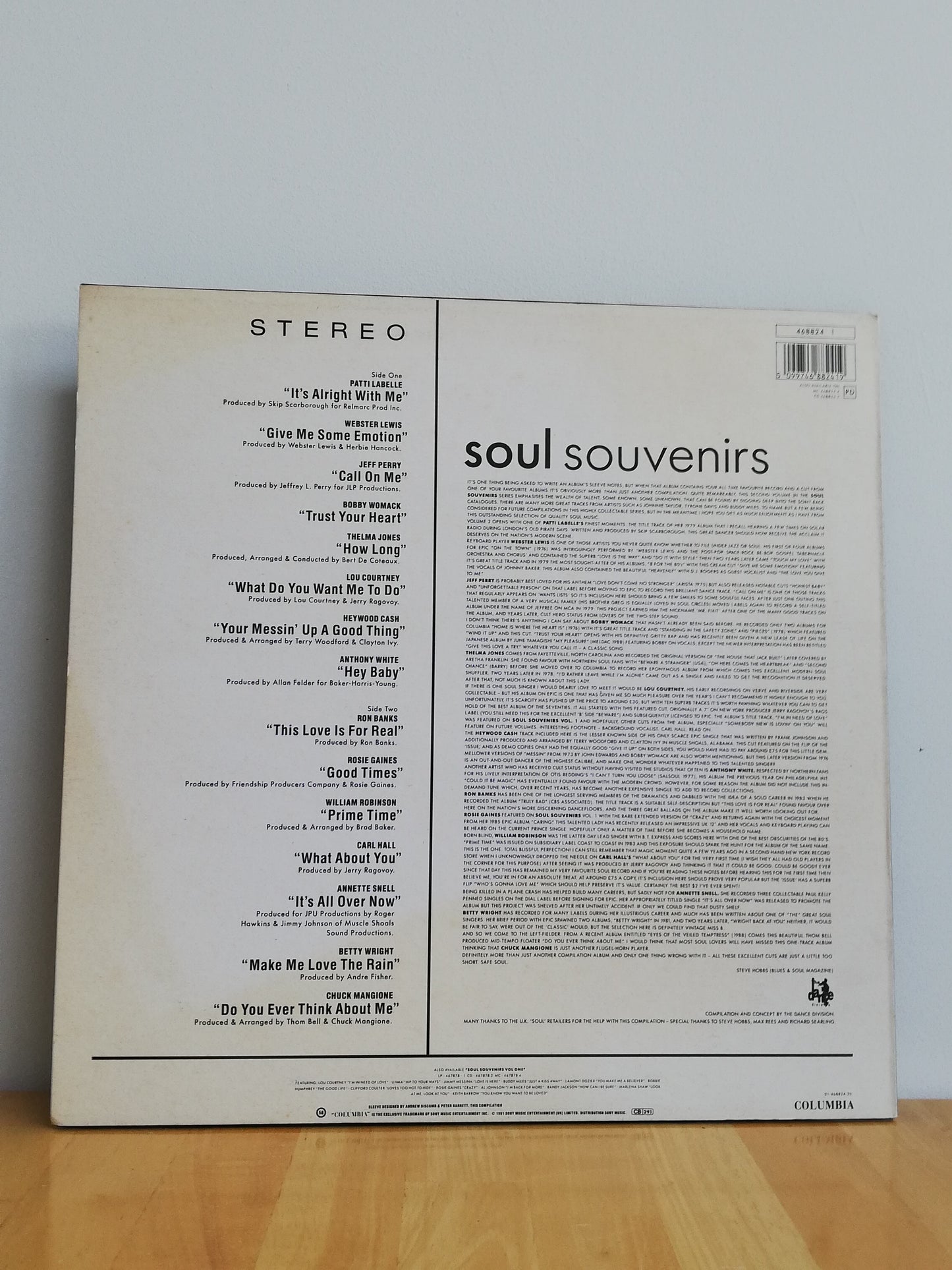 Various ‎– Soul Souvenirs - Volume Two (Used LP)