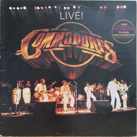 Commodores – Live! (Used Vinyl LP)