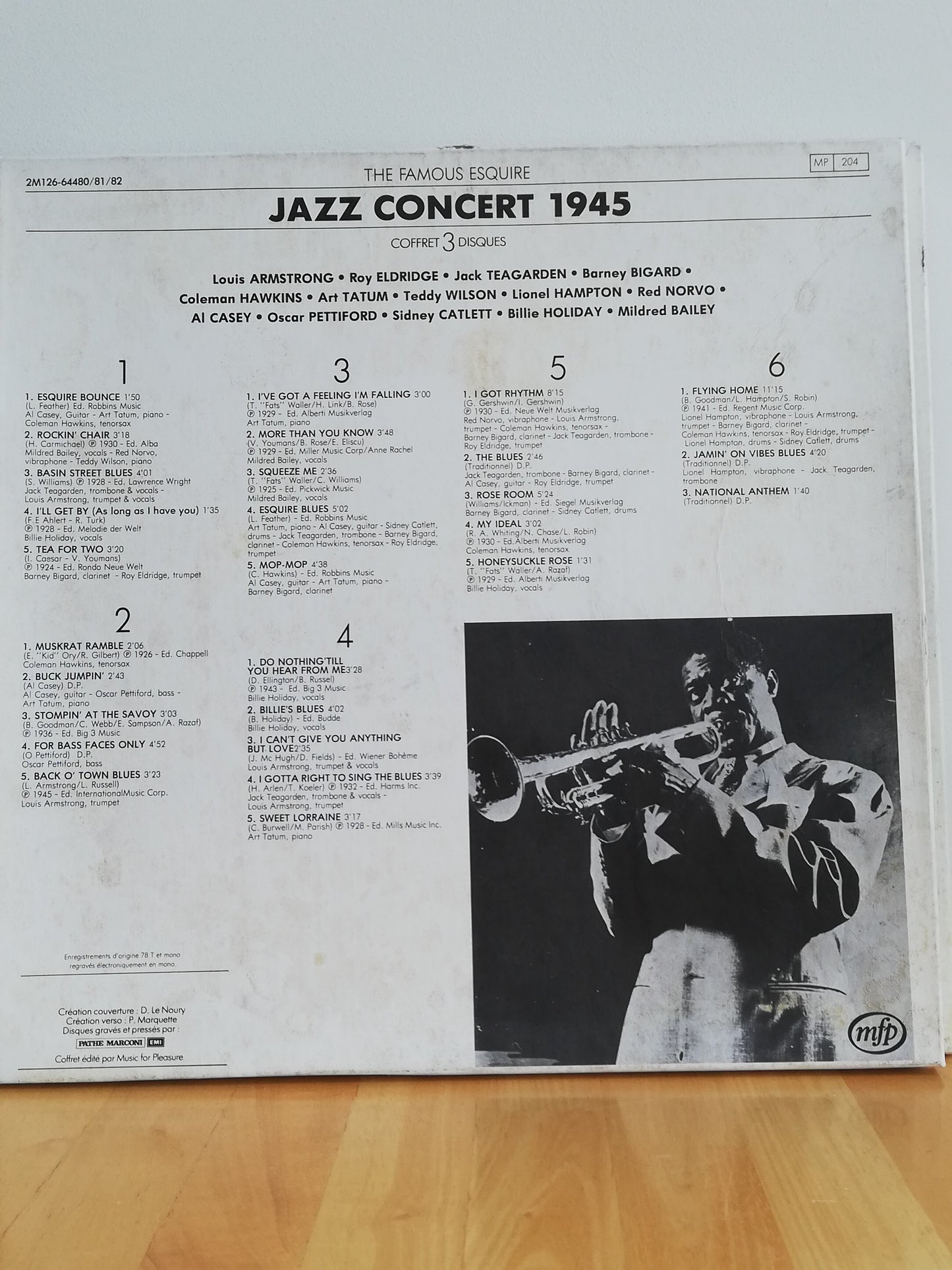 Various – The Famous Esquire Jazz Concert 1945 (Used 3LP)