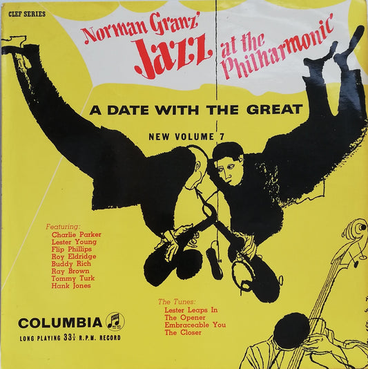 Norman Granz' Jazz At The Philharmonic A Date With The Great New Volume 7 (Formerly Vols. 12 And 13) (Used LP)