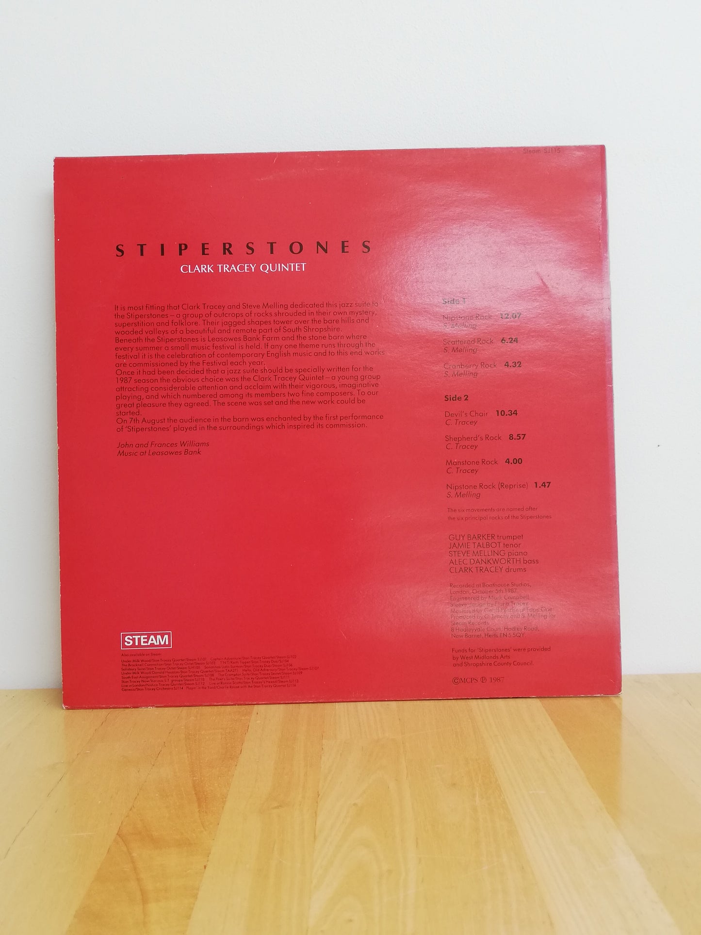 Clark Tracey Quintet – Stiperstones (Used LP)