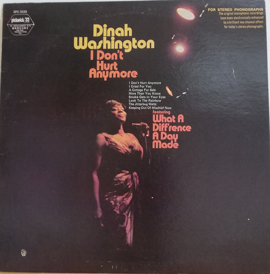 Dinah Washington – I Don't Hurt Anymore (Used LP)