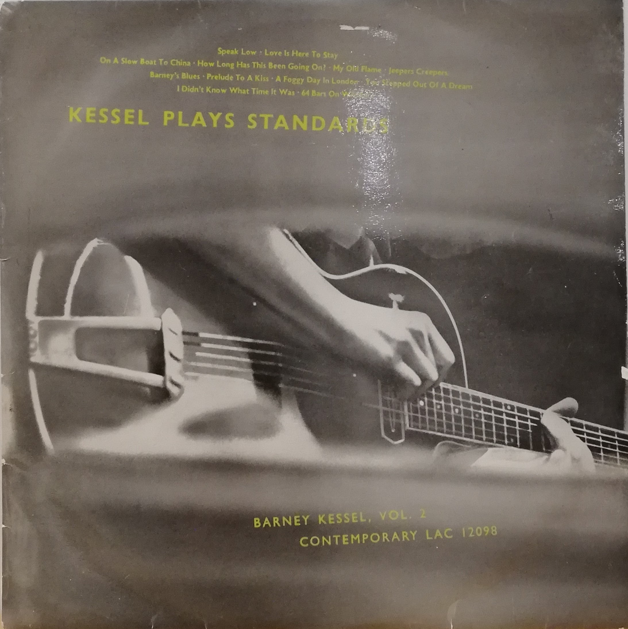 Barney Kessel ‎– Kessel Plays Standards. Barney Kessel, Vol. 2 (Used V –  The Jazz Vault