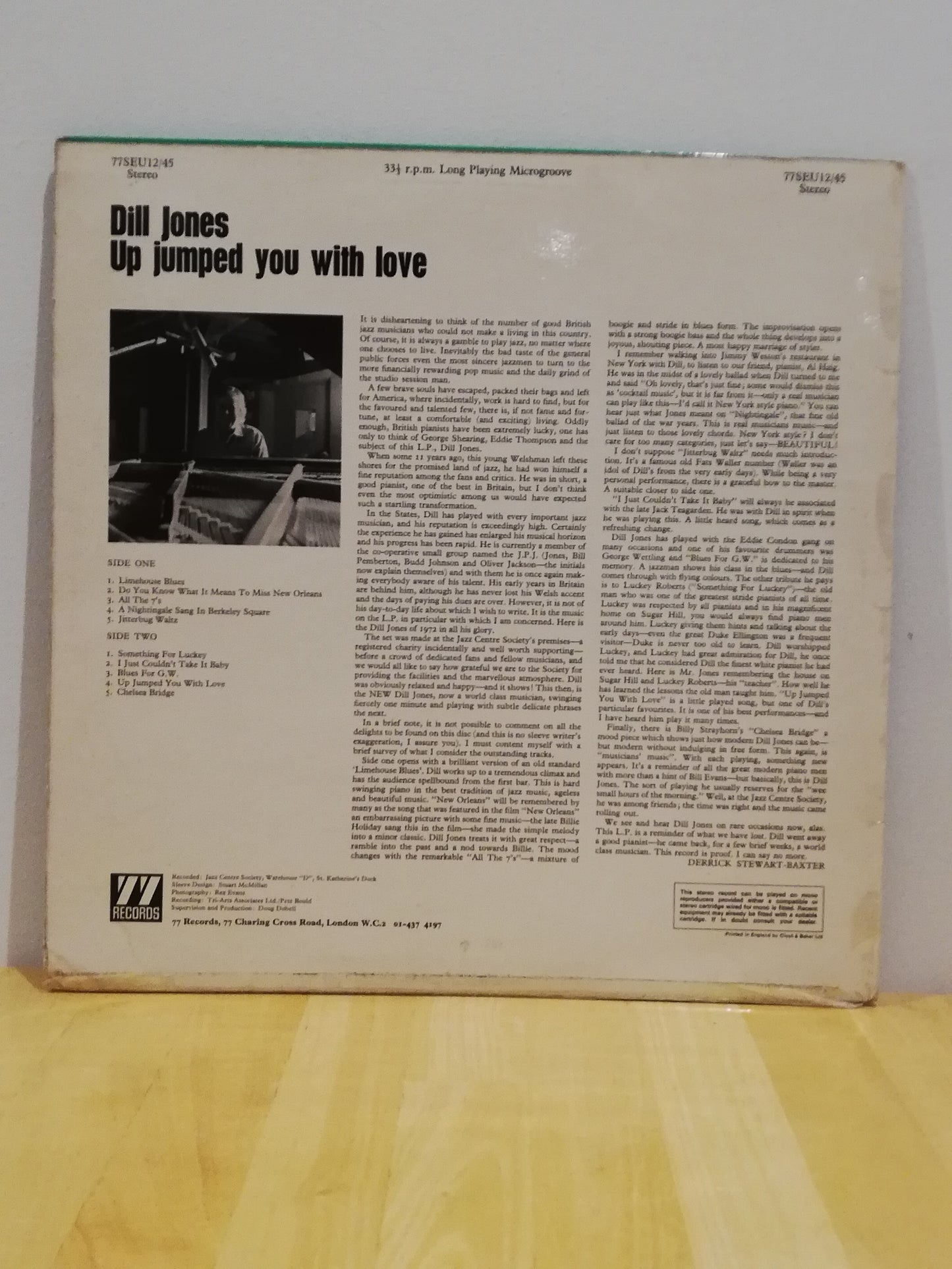 Dill Jones ‎– Up Jumped You With Love (Used Vinyl LP)