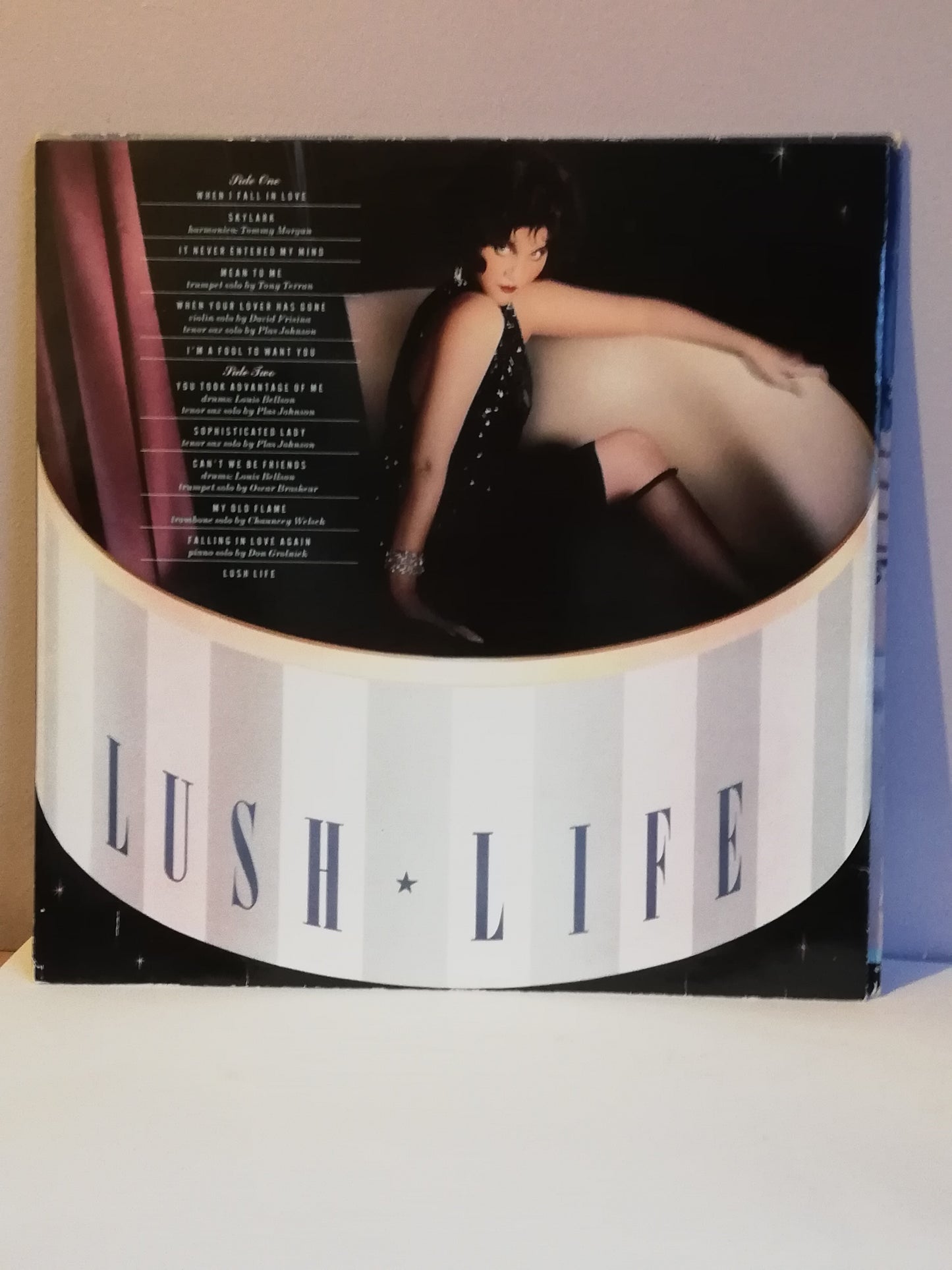 Linda Ronstadt With Nelson Riddle & His Orchestra ‎– Lush Life (Used Vinyl LP)