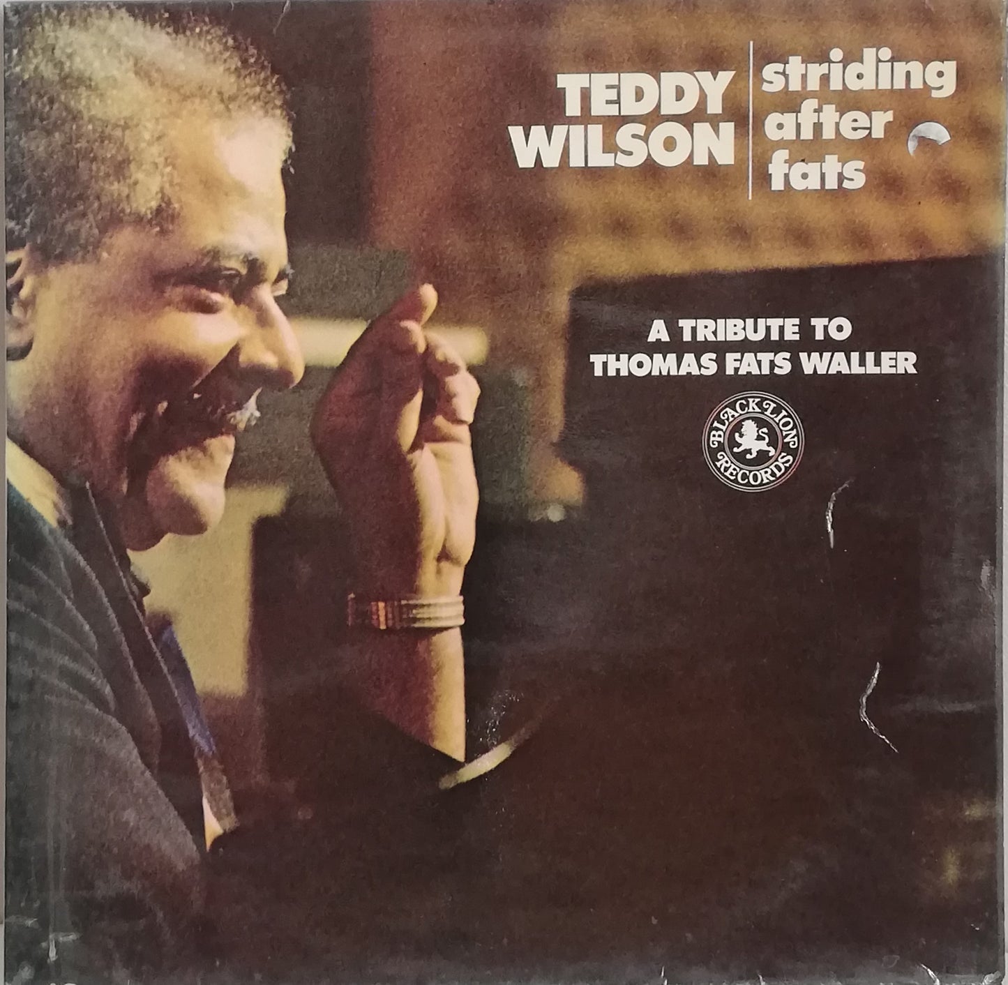 Teddy Wilson ‎– Striding After Fats (SIGNED Used Vinyl LP)