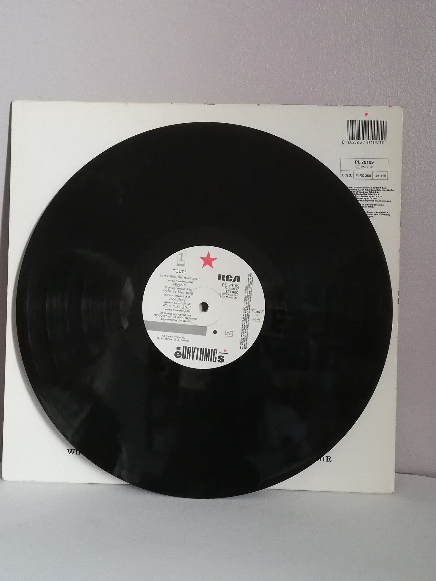 Eurythmics ‎– Touch (Used LP Vinyl)