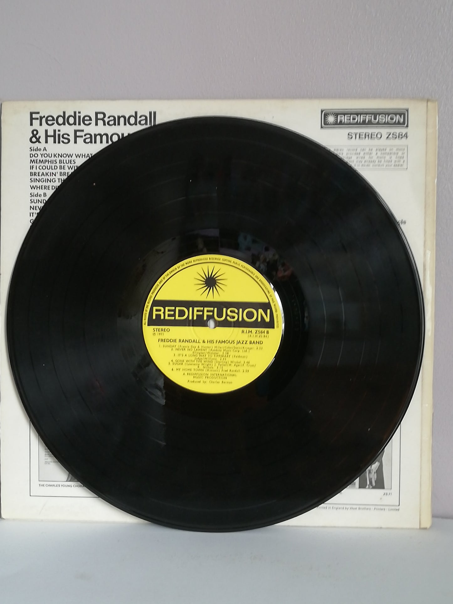 Freddie Randall & His Famous Jazz Band - Freddie Randall & His Famous Jazz Band (Used Vinyl LP)