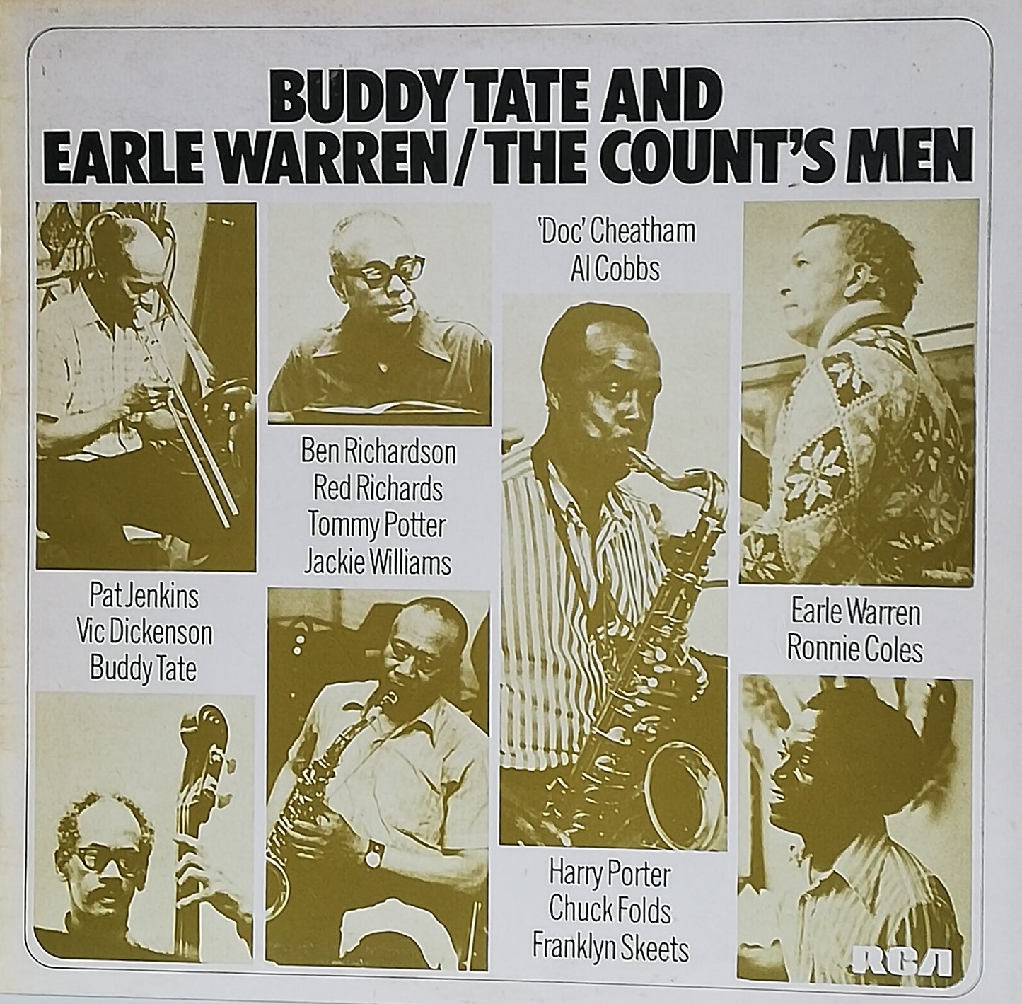 Buddy Tate and Earle Warren – The Count's Men (Used LP)