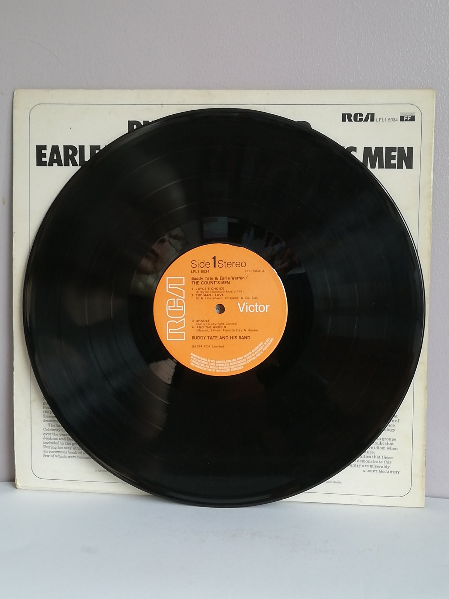 Buddy Tate and Earle Warren – The Count's Men (Used LP)