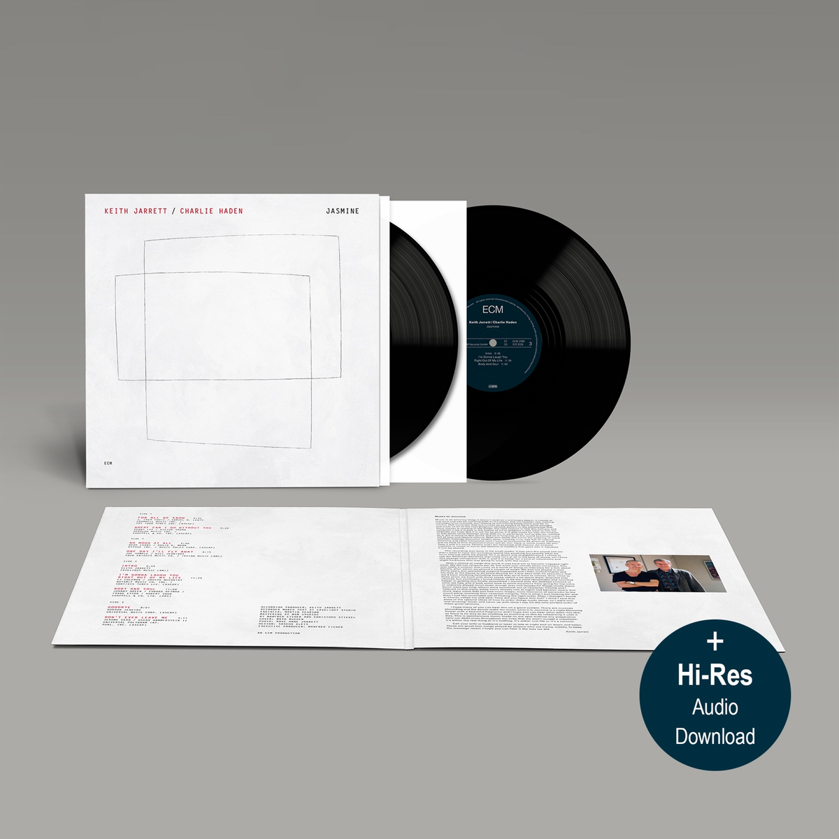 Keith Jarrett; Charlie Haden - Jasmine [Luminessence Series] 2LP (Vinyl LP) PRE-ORDER