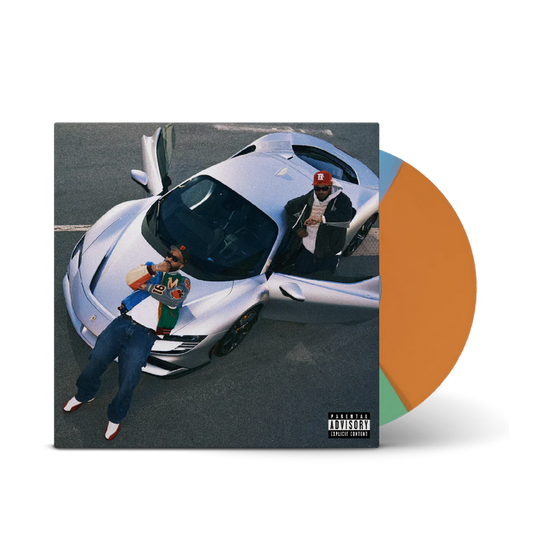 Larry June & Cardo - Until Night Comes GREEN, BLUE & ORANGE TRI-COLOR (Vinyl LP) PRE-ORDER