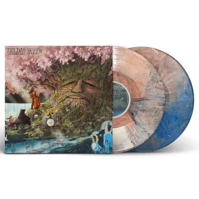 The Deku Trio - Zelda & Jazz Ii 1 PINK MARBLE, 1 BLUE MARBLE COLOURED VINYL (Vinyl LP) PRE-ORDER