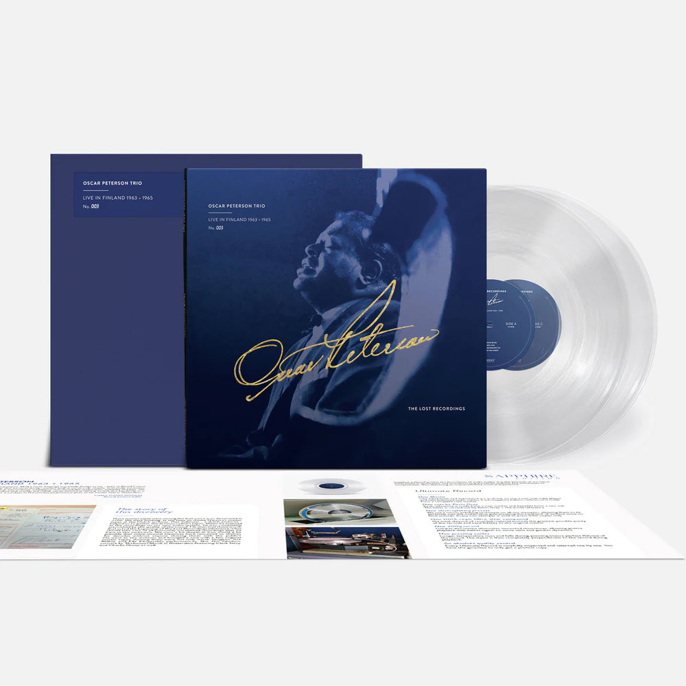 Oscar Peterson Trio - Live in Finland 1963 • 1965 (The Lost Recordings Sapphire Numbered Limited Edition Clear Vinyl 2LP) PRE-ORDER