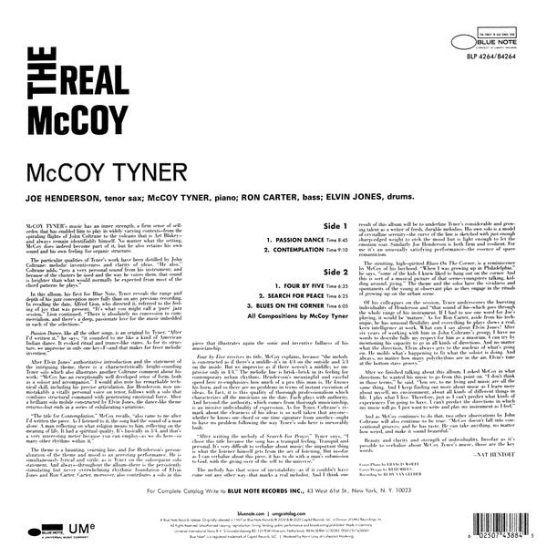 McCoy Tyner - The Real McCoy (180g Vinyl LP - Blue Note Classic Vinyl Series)