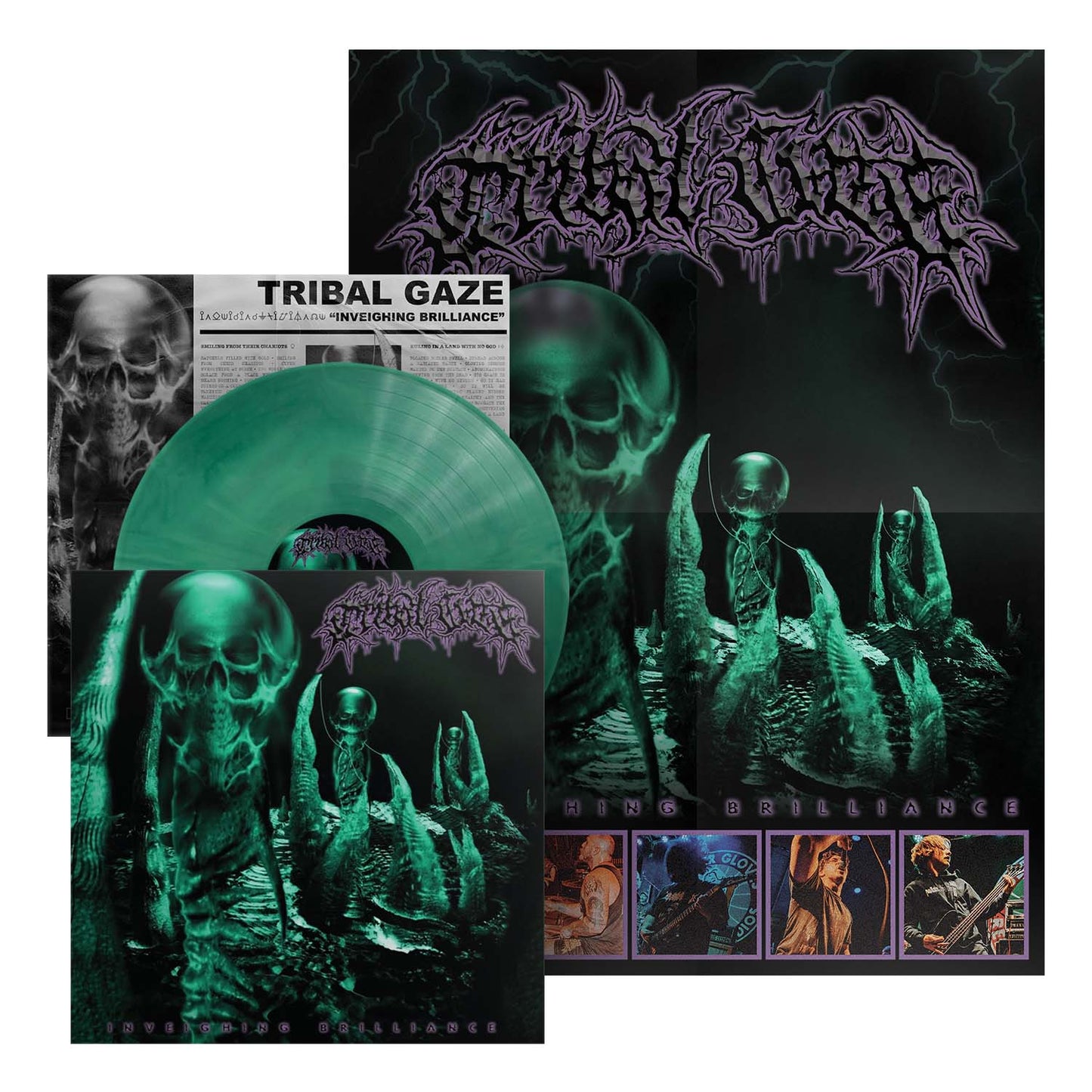 Tribal Gaze - Inveighing Brilliance (Green Swirl Vinyl LP) PRE-ORDER