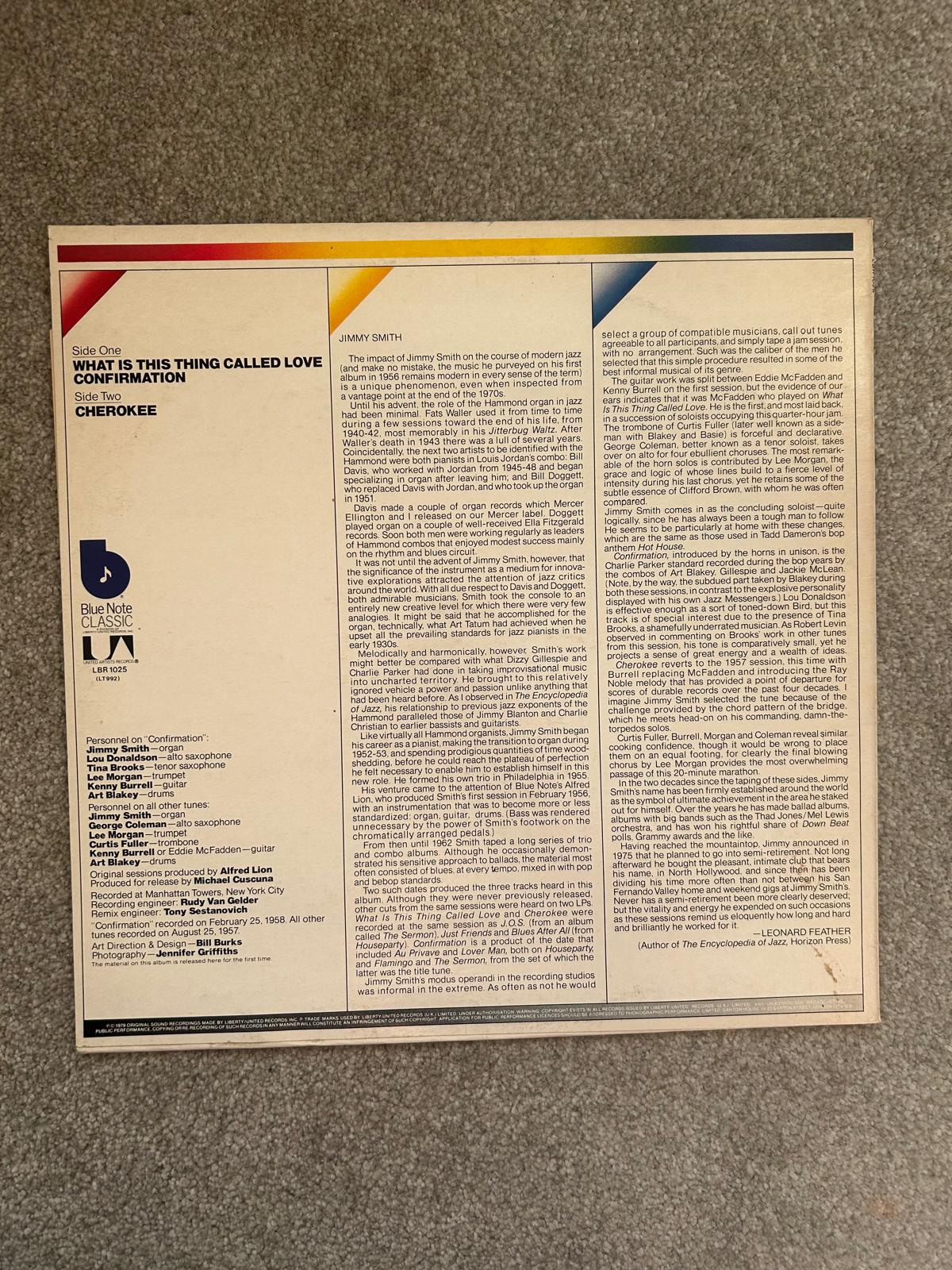 Jimmy Smith – Confirmation (Used LP)