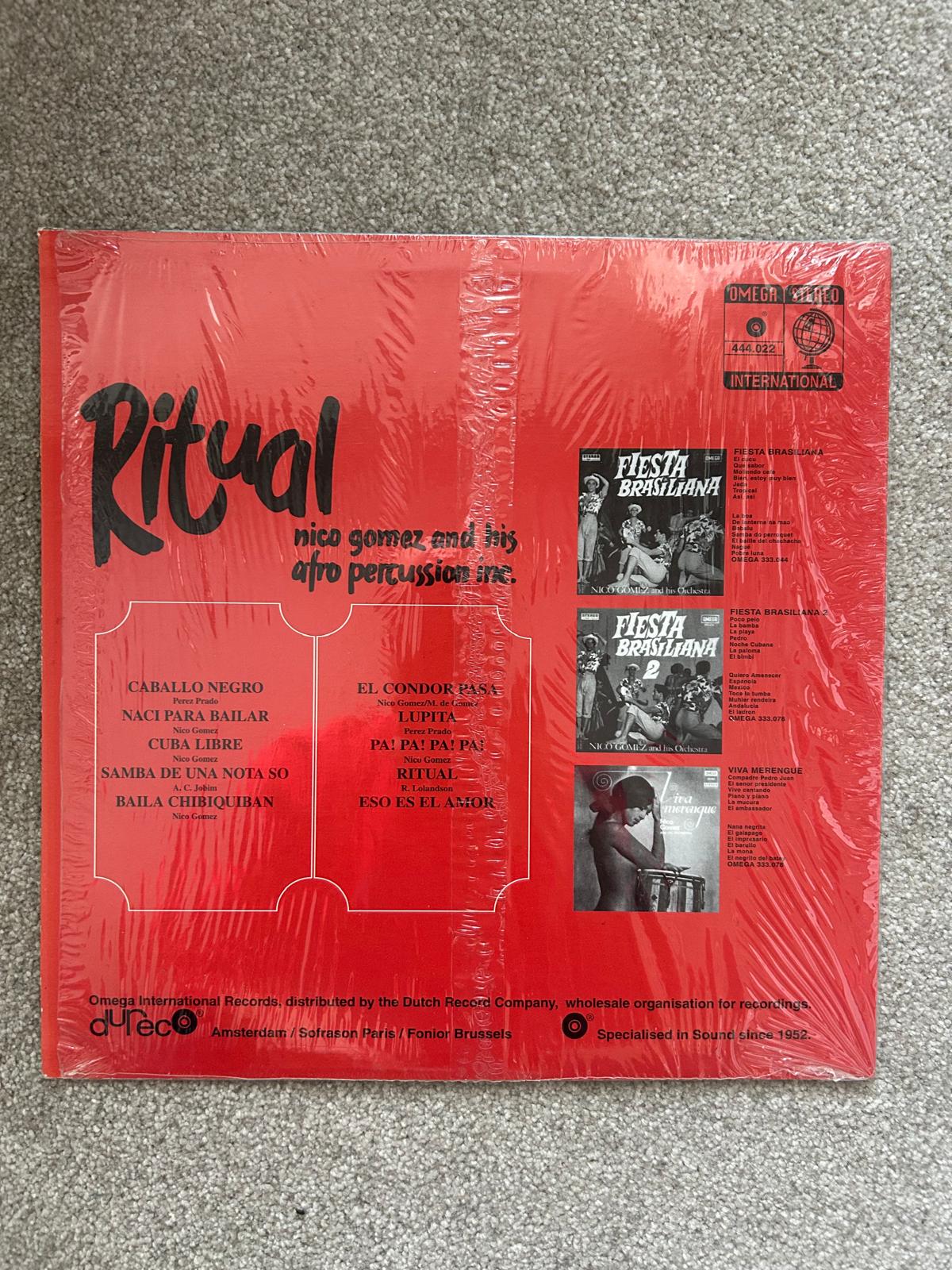 Nico Gomez And His Afro Percussion Inc. – Ritual (Used LP)