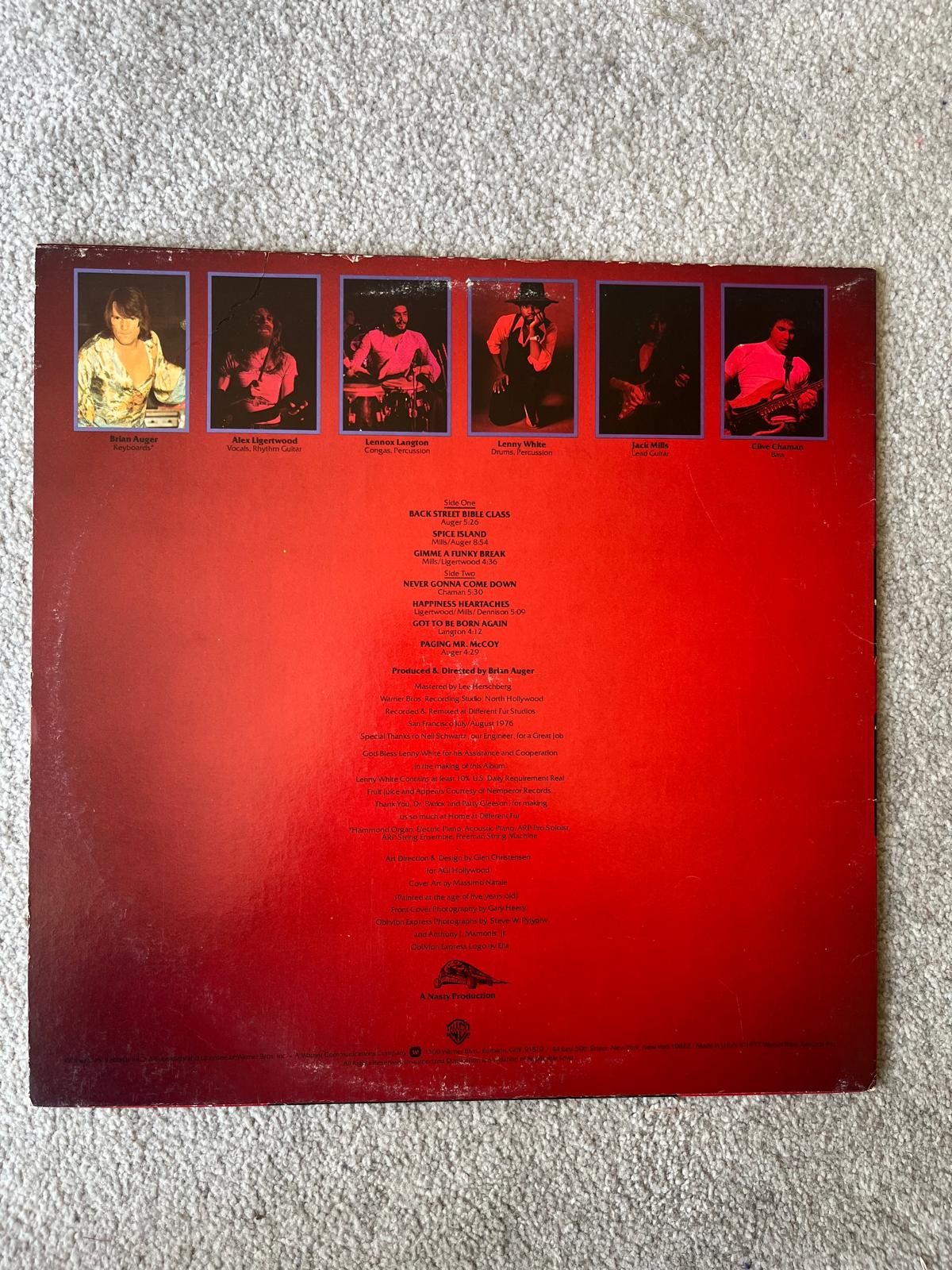 Brian Auger's Oblivion Express – Happiness Heartaches (Used LP)