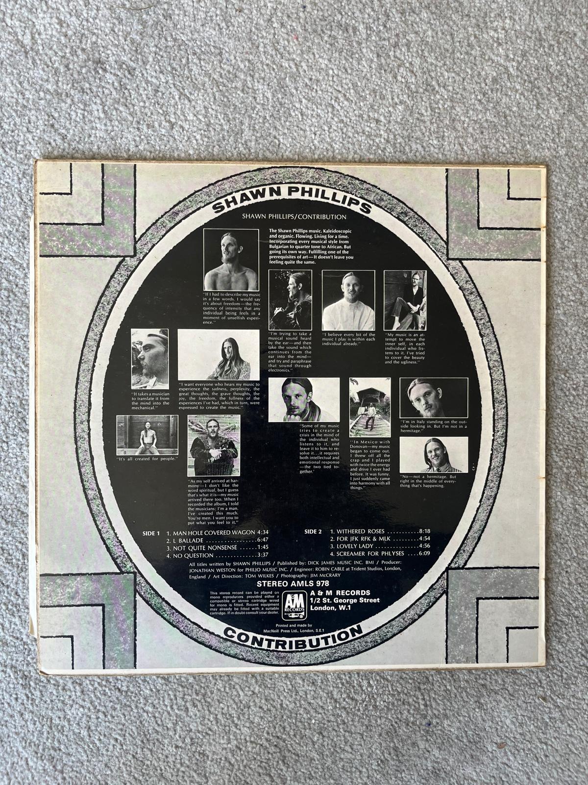 Shawn Phillips – Contribution (Used LP)