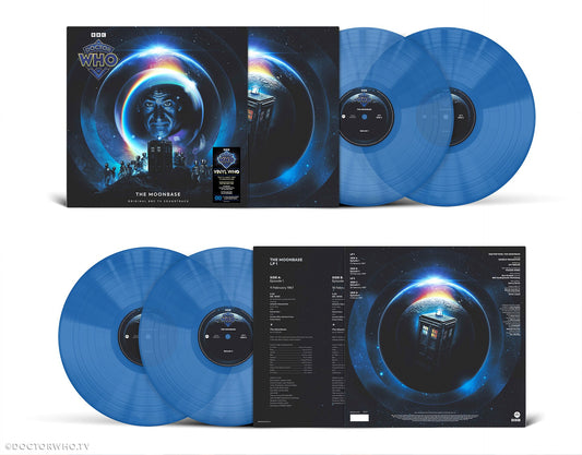 Doctor Who - The Moonbase (Translucent Blue Moon Vinyl 2LP) PRE-ORDER