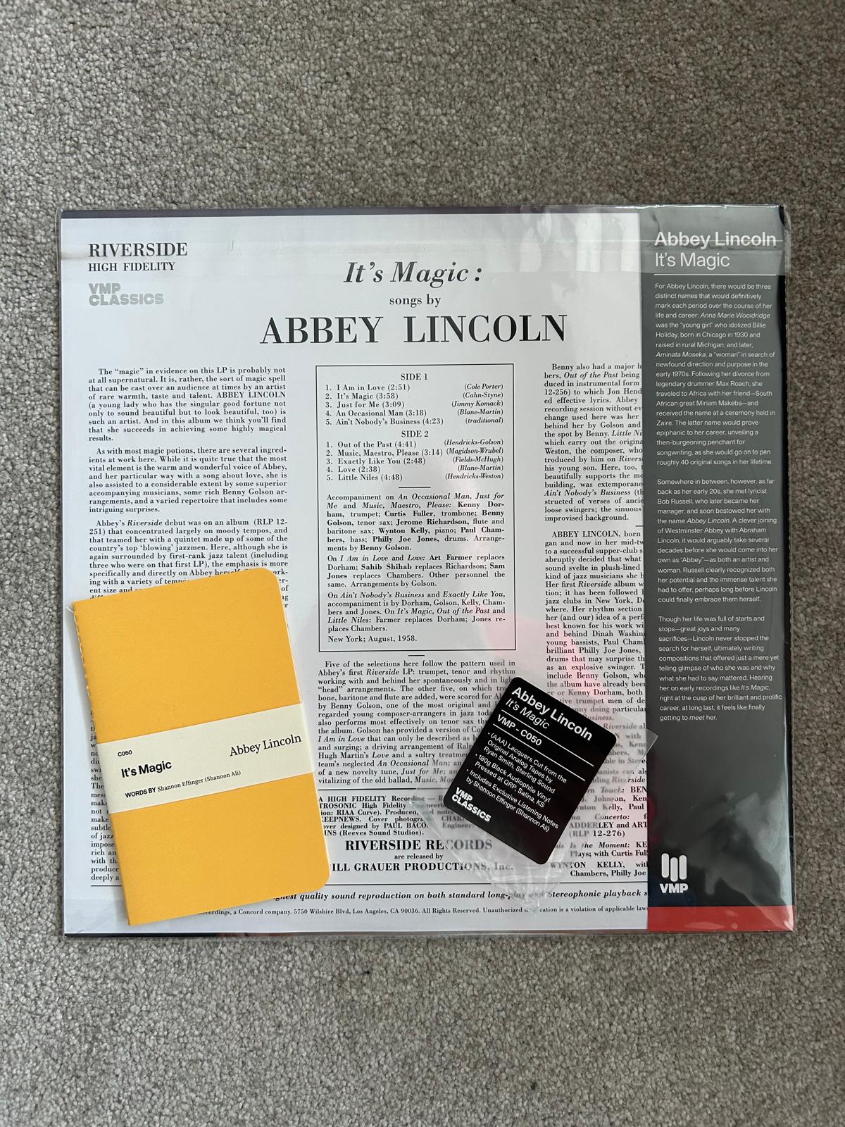 Abbey Lincoln – It's Magic (Used LP)