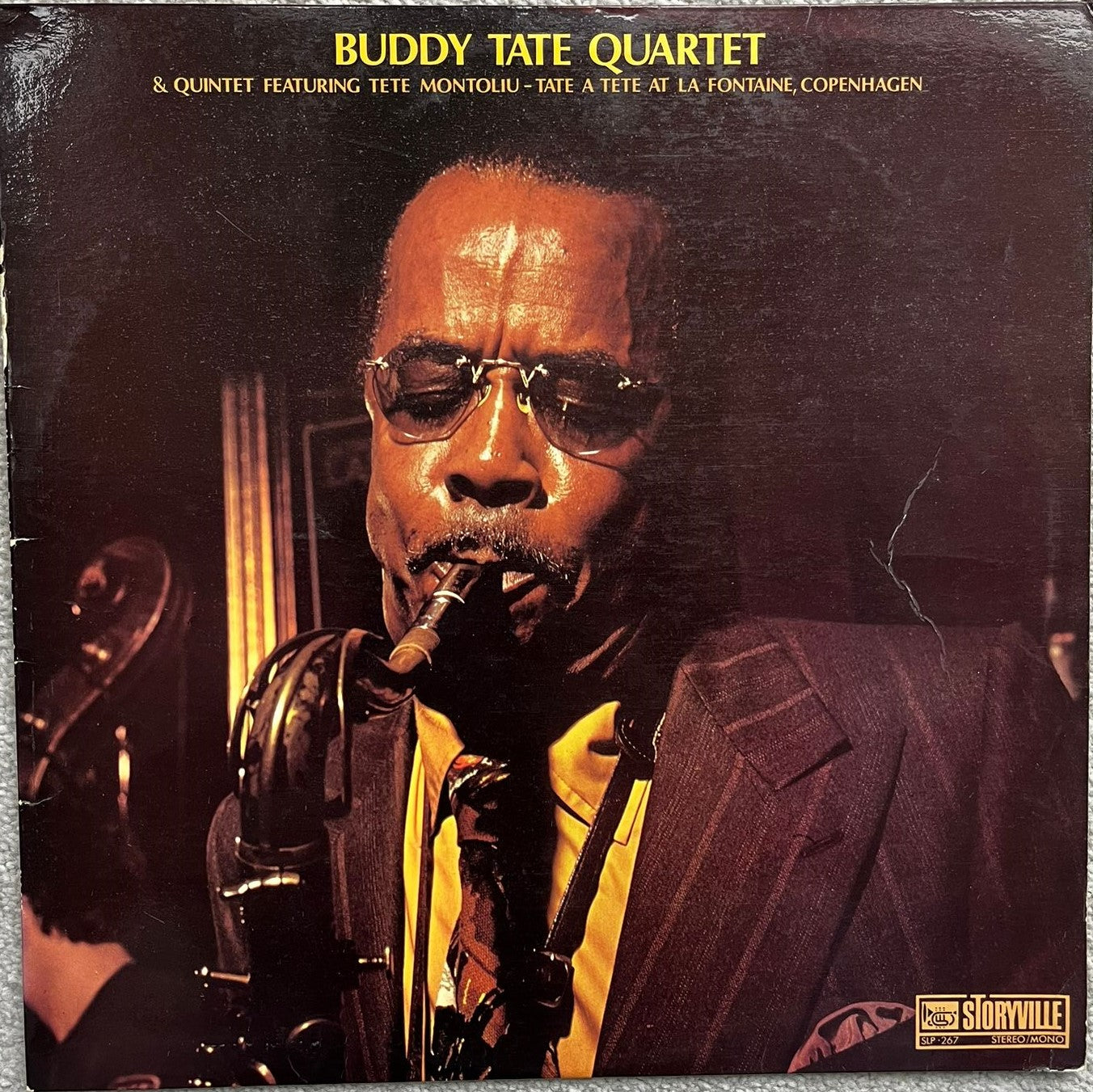 Buddy Tate Quartet & Quintet Featuring Tete Montoliu ‎– Tate A Tete At La Fontaine (Used Vinyl LP)