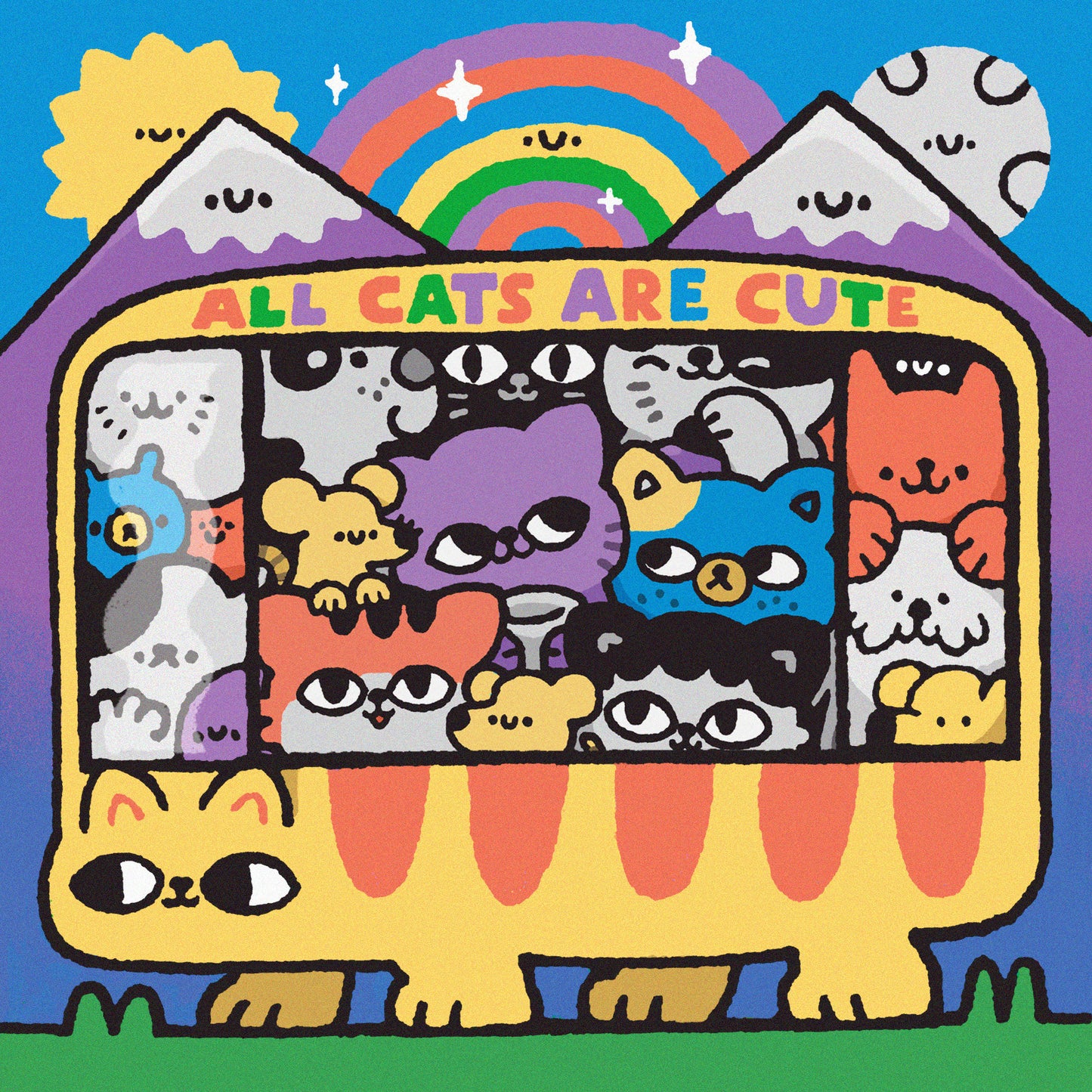 catbeats - All Cats Are Cute (Cloudy Blue Vinyl LP) PRE-ORDER