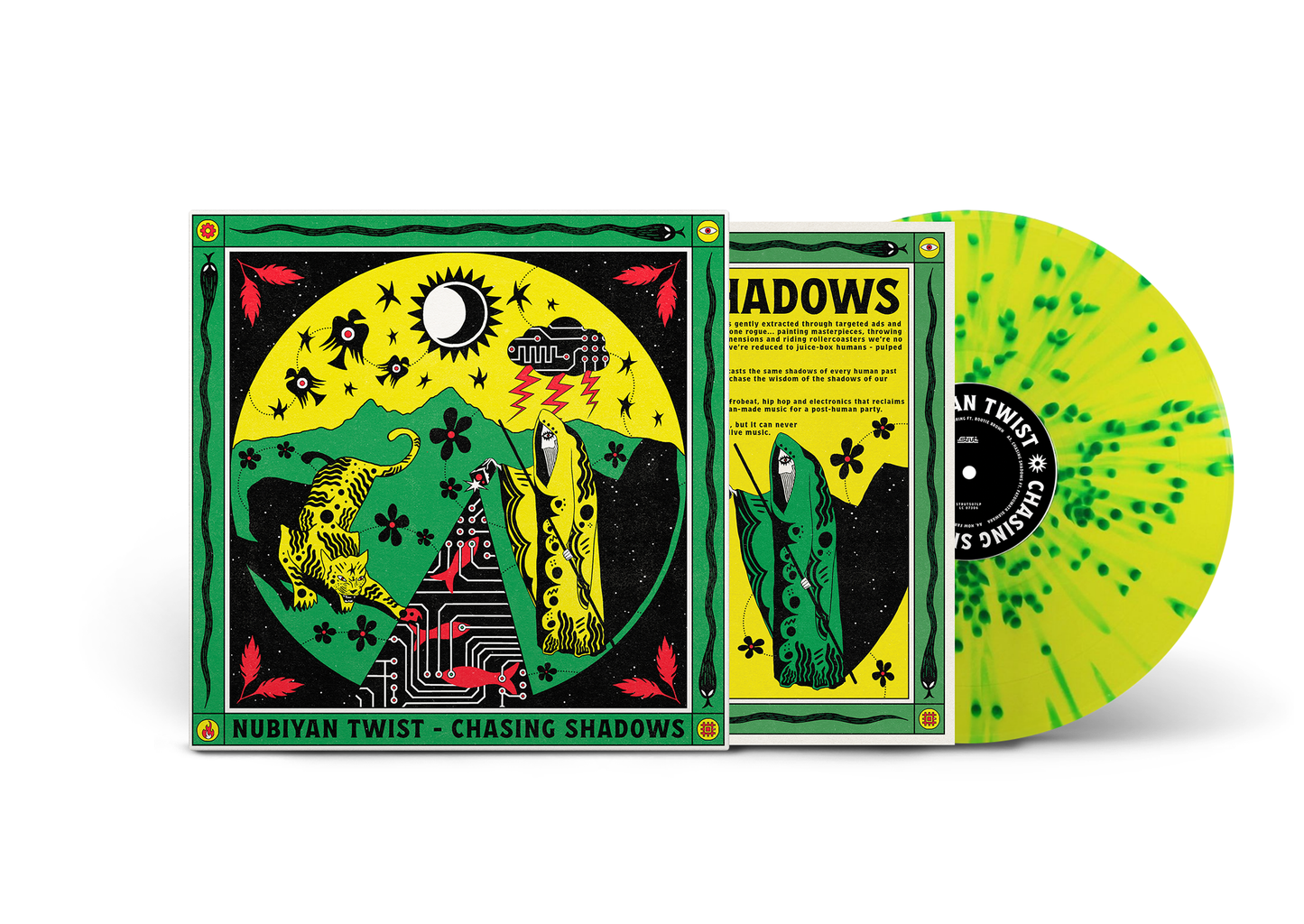 Nubiyan Twist - Chasing Shadows (yellow and green splatter Vinyl LP) PRE-ORDER