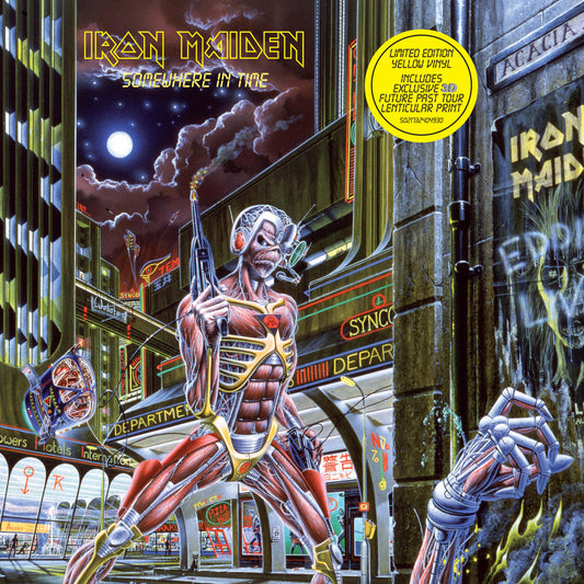 Iron Maiden - Somewhere In Time (Limited Edition Yellow Vinyl With Tour Lenticular) PRE-ORDER